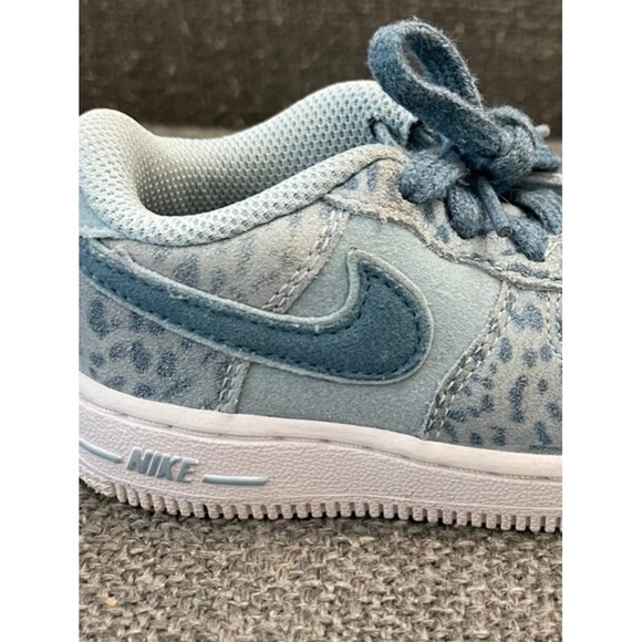 Nike Air Force 1 LV8 TD 'Blue Leopard' Size 7C - Picture 5 of 9